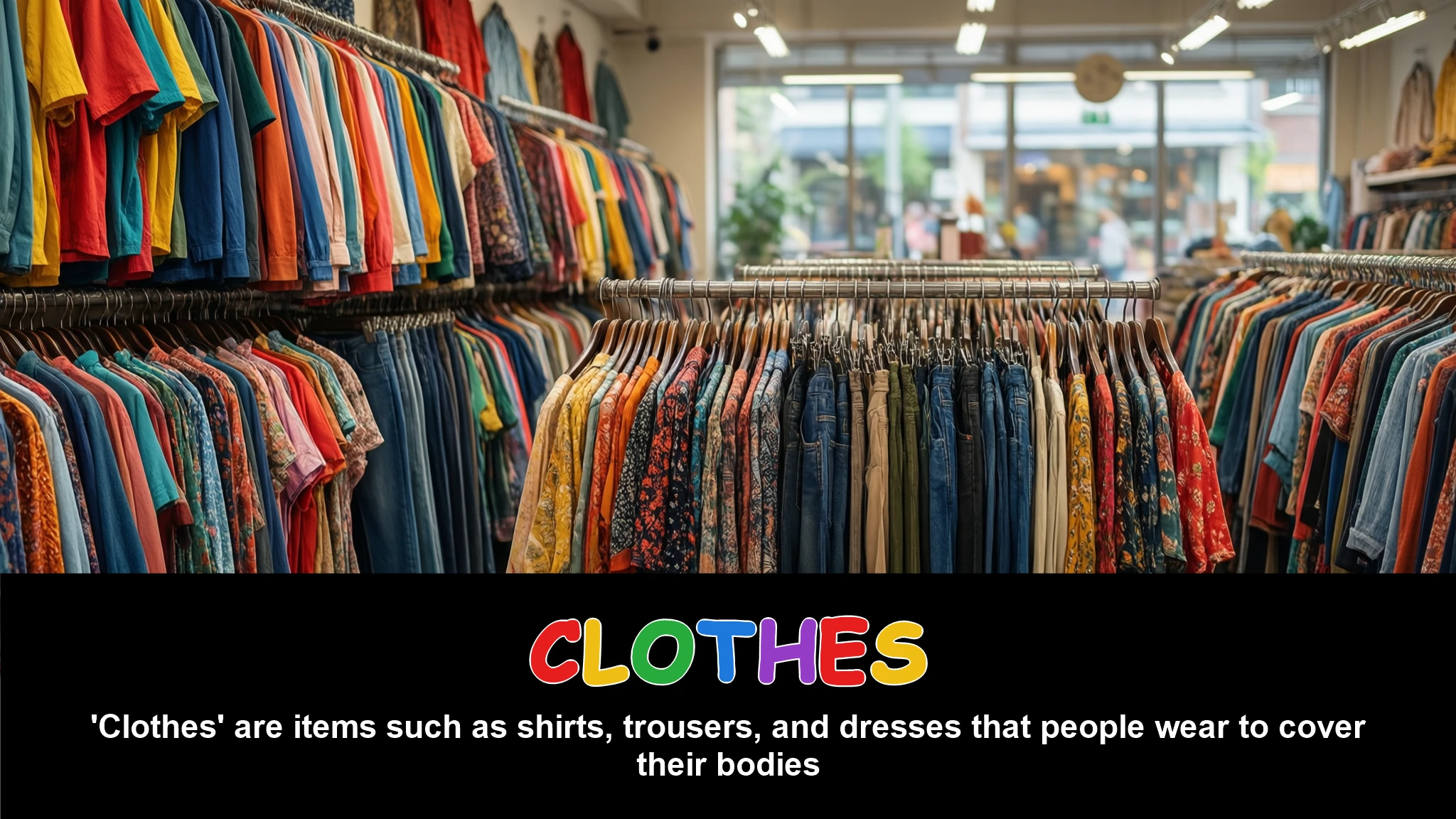 English Illustration for clothes
